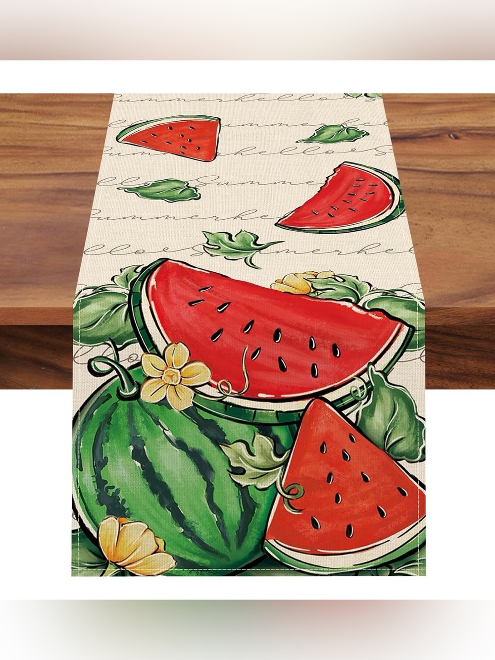 Summer Watermelon Table Runner